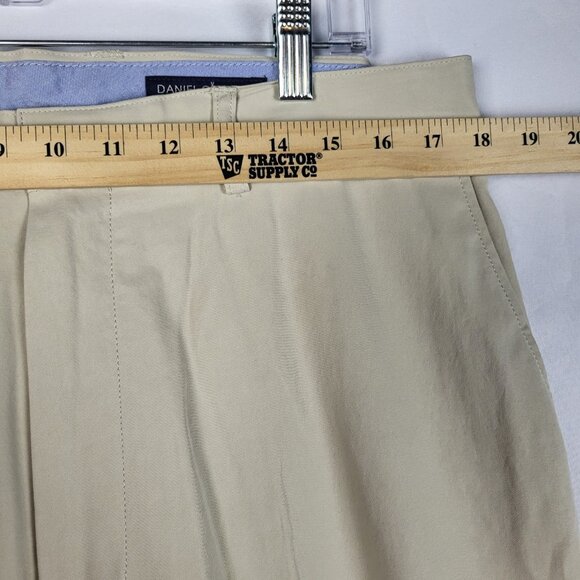 Daniel Cremieux Nantes Pants Men's 36x29 Tan Silk Maison De Campagne NWT - Picture 5 of 8